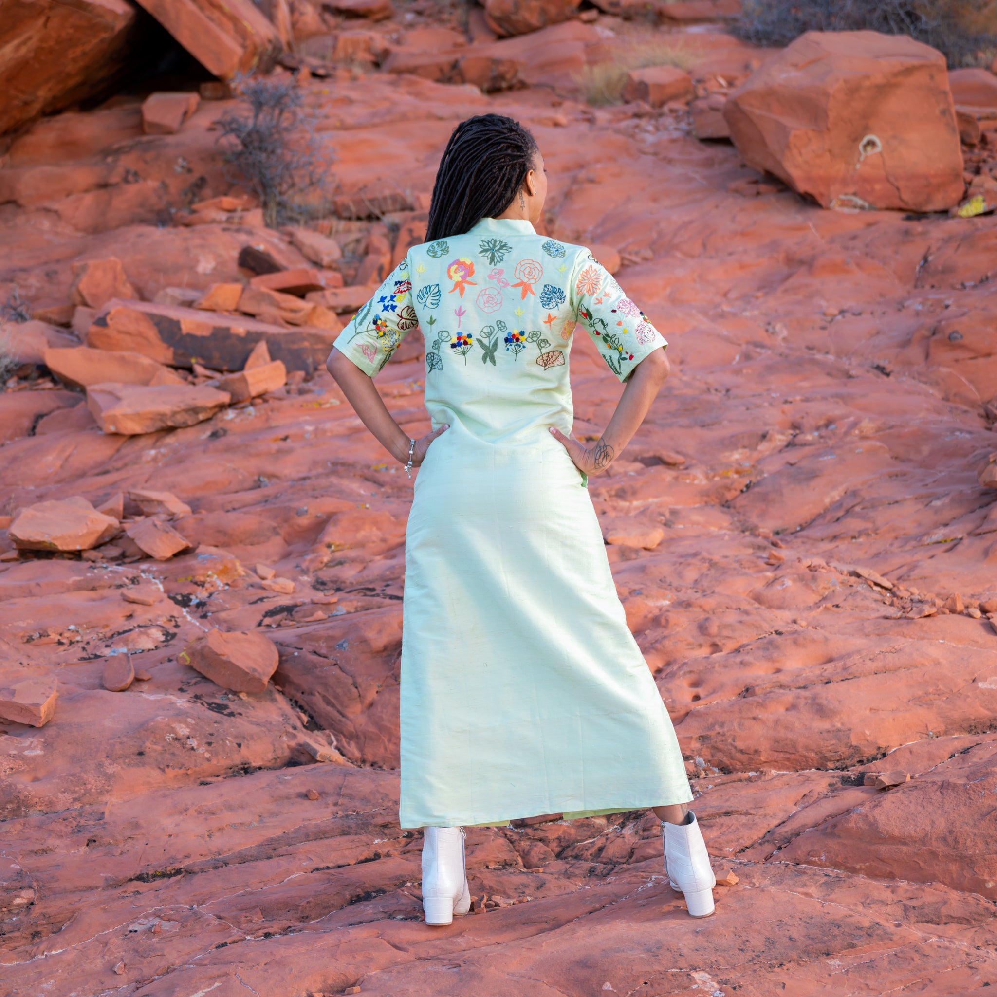 Ellie Embroidered Dress